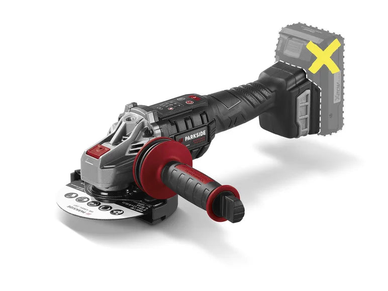 PARKSIDE PERFORMANCE® Bezprzewodowa szlifierka kątowa PWSAP 20-Li E6, 20 V