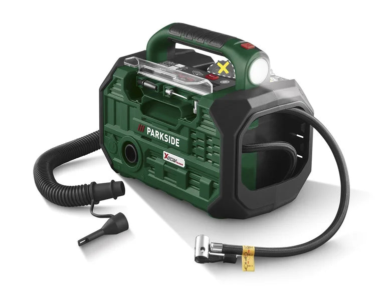 PARKSIDE® Bezprzewodowy kompresor i pompa powietrza PKA 20-Li C3, 20 V