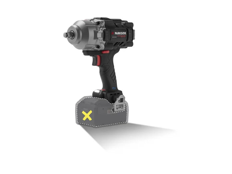 PARKSIDE PERFORMANCE® Bezprzewodowy klucz udarowy PASSP 20-Li B4, 20 V