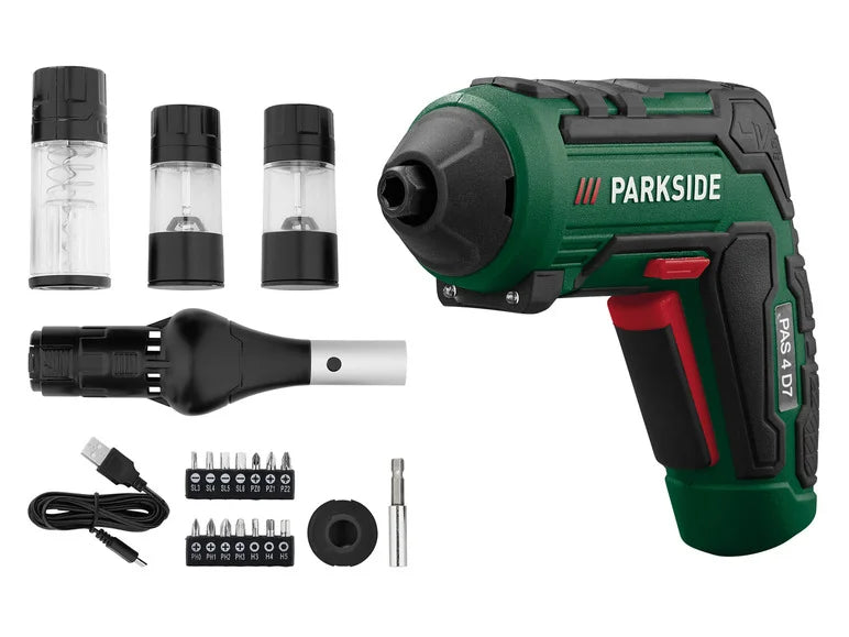 PARKSIDE ® zestaw wiertarski bezprzewodowy śruba 4 V