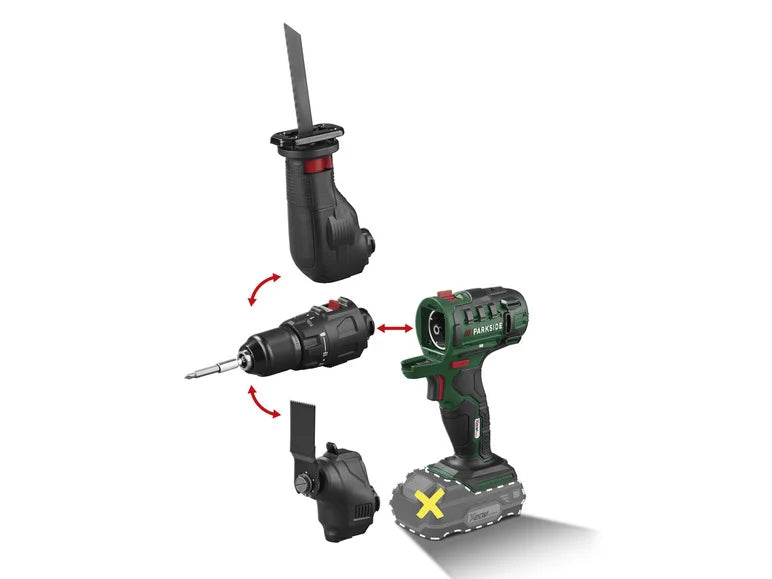PARKSIDE ® PKGA 20- Li C2, 20 V Wireless 3 w 1 urządzeniu połączonym